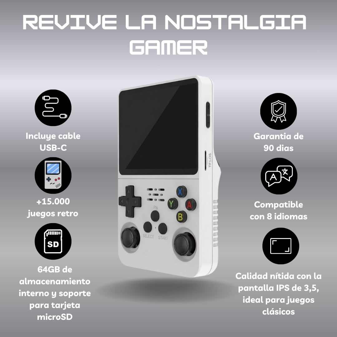 Consola con tus clásicos favoritos, +15.000 juegos
